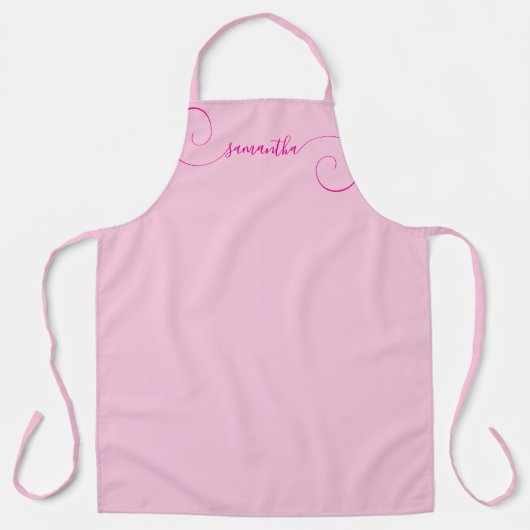 Signatur mit scharfer Rosa Schürze (Vorderseite)