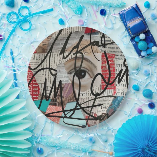 Signatur Pappteller (Party)