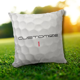 Signatur-Serie 1 personalisierte Golfball-Geschenk Kissen