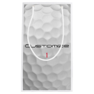 Signatur-Serie 1 personalisierte Golfball-Geschenk Kleine Geschenktüte