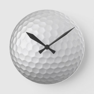 Signatur-Serie Golfball-Geschenke Runde Wanduhr