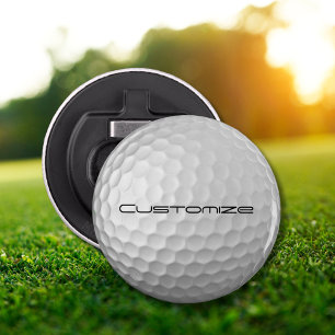 Signatur-Serie Personalisierte Golfball-Geschenke Flaschenöffner