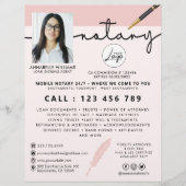 Signatur von Agent-Fotos für Notare Flyer (Vorne)