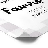 Signatur von Bows oder Pfeilen für Gender-Favorite Poster (Ecke)