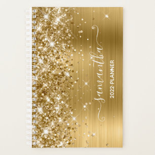 Signatur von Glitzer und Foil Girly Planer