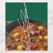 Signatur-Weinetiketten Weinetikett (Einzelnes Label)