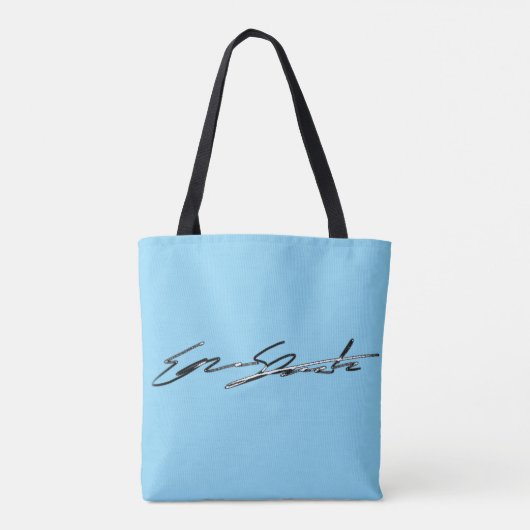 Signature Baby Blue Tasche (Rückseite)
