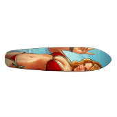 Signature Beach Babe Custom Pro Long Board Skateboard (Horizontal)