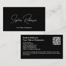 Signature Black QR