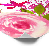 Signature Cocktail Bar Zeichen geometrische Hochze Poster (Ecke)