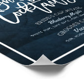 Signature Cocktail Drink Menü Hochzeitsdekor Poste Poster (Ecke)