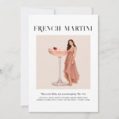 Signature Cocktail | Libra Zodiac Birthday Einladung (Vorderseite)