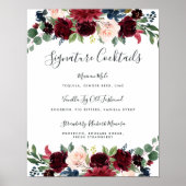 Signature-Cocktail-Menü-Signatur Poster (Vorne)