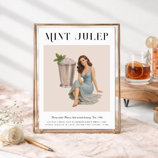 Signature Cocktail | Pisces Zodiac Birthday Einladung