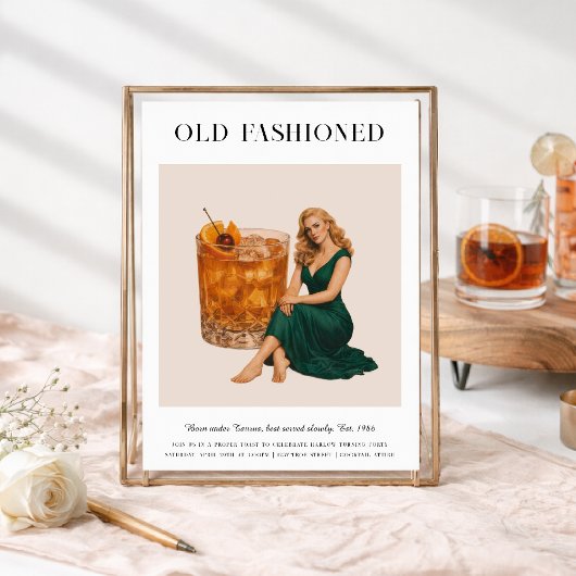 Signature Cocktail | Taurus Zodiac Birthday Einladung