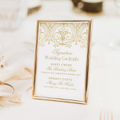 Signature Cocktails Elegante Hochzeit von Gold Vin