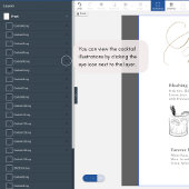 Signature Cocktails Signieren mit Drink Illustrati Poster