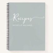 Signature-Cookbook-Rezept für Beschriftungen/Ansch Notizblock (Vorderseite)