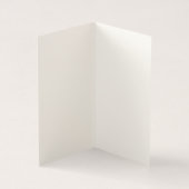 Signature Cream Moderne Beruflich exklusive Visitenkarten (Innenseite)