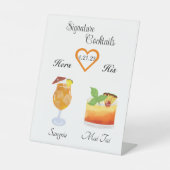 Signature Drink Sign Sockelschild (Vorderseite)