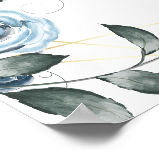 Signature Drinks Bar Menu (Gebärdensprache) Poster (Ecke)