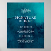 Signature Drinks für die Wasserfarbe des Moody-Mee Poster (Vorne)