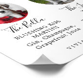 Signature Drinks für Minimalistische Hunde Foto Un Poster (Ecke)