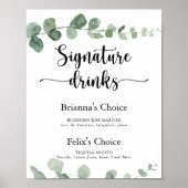 Signature Drinks Green Delight Eukalyptus Signatur Poster (Vorne)