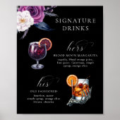 Signature Drinks Lila & schwarz 'bis Tod Poster (Vorne)