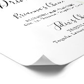 Signature Drinks-Zeichen der Sommergrünen Eukalypt Poster (Ecke)