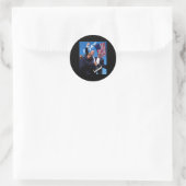 Signature Edition Runder Aufkleber (Tasche)