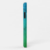 Signature Emerald Turquoise Ombré iPhone XR Fall Case-Mate iPhone Hülle (Hinten/Rechts)