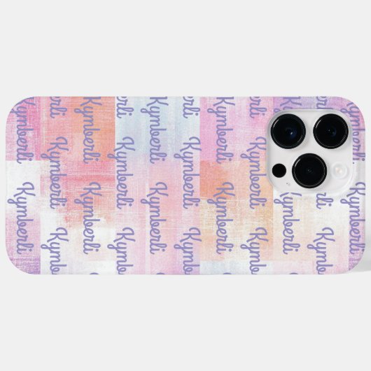 Signature-Flair Case-Mate iPhone Hülle (Rückseite (Horizontal))