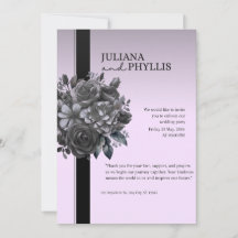 Signature Flieder-Schwarz-Noir-Botanical-Hochzeit