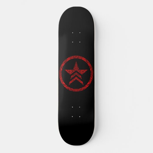 Signature Freedom Star Custom Pro Park Board Skateboard (Vorderseite)