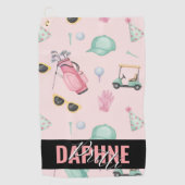 Signature Golf, Mode "Daphne Pritti" chic DK Golfhandtuch (Vorderseite)