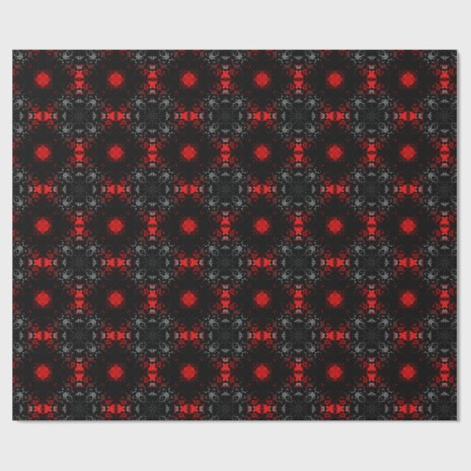 Signature Goth Pattern Geschenkpapier (Flach)