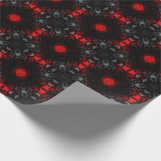 Signature Goth Pattern Geschenkpapier (Ecke)