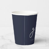 Signature Grad Script Paper Cups Pappbecher (Rechts)