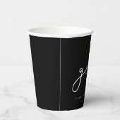 Signature Grand Script Paper Cups Pappbecher (Rechts)