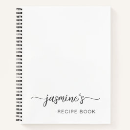 Signature-IDs für Girl Simple White Cookbook Notizblock