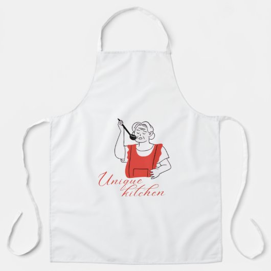Signature Kitchen Apron – All Over Print Medium Schürze (Vorderseite)