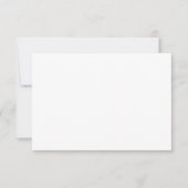 Signature Matte Wedding RSVP Response Card (Vorderseite)