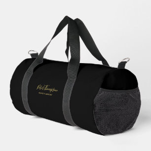 Signature-Merkkarte für Business Script Duffle Bag