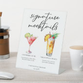 Signature Mocktails Cranberry Süsse Piña Colada Sockelschild (In SItu)