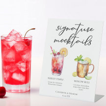 Signature-Mocktails Sommergetränke Hochzeitsmenü
