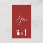 Signature Monogram Glamour Stylist Visitenkarte (Vorderseite)