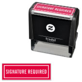 Signature Required Permastempel (Beispiel)