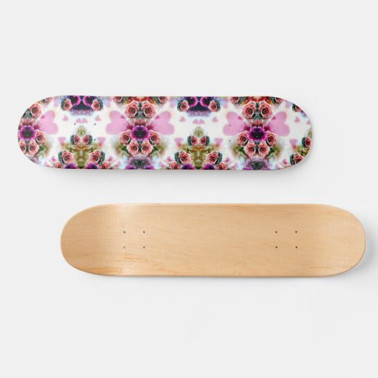 Signature Rose Custom Pro Slider Board Skateboard (Horizontal)