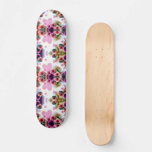 Signature Rose Custom Pro Slider Board Skateboard (Vorderseite)